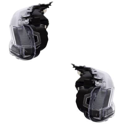 Rareelectrical - New Pair Of Headlights Compatible With Toyota Corolla Base Hatchback Corolla Se Hatchback Hybrid Se - Image 4
