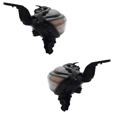 Rareelectrical - New Pair Of Headlights Compatible With Honda Accord Hybrid Ex-L Sedan Accord Hybrid Touring Sedan - Image 3