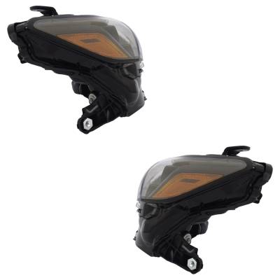 Rareelectrical - New Pair Of Headlights Compatible With Toyota Camry Xle Sedan 2025 By 81110-Aq030 81150-Aq030 - Image 3