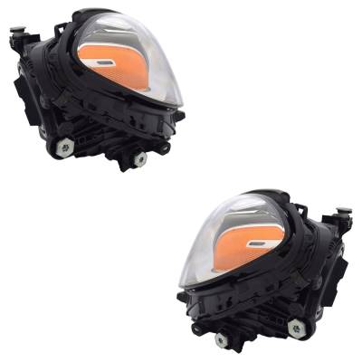 Rareelectrical - New Pair Of Headlights Compatible With Mercedes-Benz Gle400 4Matic Sport Utility Gle450 Amg 4Matic - Image 3