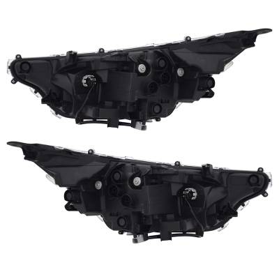 Rareelectrical - New Pair Headlights Compatible With Toyota Rav4 Hybrid Se Sport Utility 4 Door 2.5L 2023 By Part - Image 4