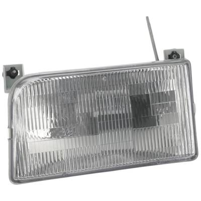Rareelectrical - Headlight Compatible With 1992-1997 Ford Bronco F-150 F-250 F-350 F-53 Motorhome Chassis F-59 - Image 2