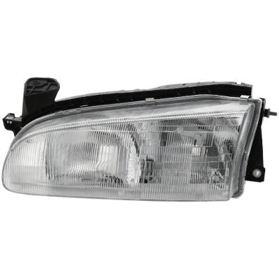 Headlight Compatible With 1993-1997 Geo Prizm 1.6L 1.8L I4 Left Driver Side 115Hp Replaces 94852390