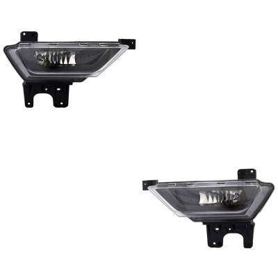 Rareelectrical - New Pair Of Fog Light Compatible With Ford F-150 Xlt Crew Cab Pickup F-150 Xlt Standard Cab Pickup - Image 1