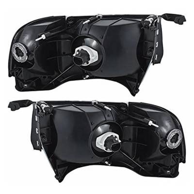 Rareelectrical - New Pair Of Headlight Compatible With Dodge Ram 1500 1994-2002 By Part Number 55076748Ao 55076749Ao - Image 2
