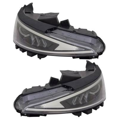 Rareelectrical - New Pair Of Headlights Compatible With Hyundai Elantra Value Edition Sedan 2019 2020 By Part Numbers - Image 4