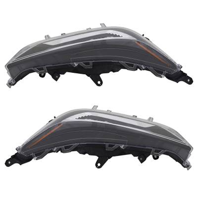Rareelectrical - New Pair Of Headlights Compatible With Toyota Rav4 Hybrid Le 2019 2020 2021 By Part Numbers - Image 3