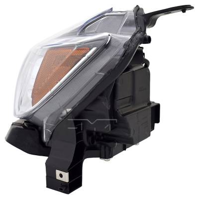 Rareelectrical - New Left Side Headlights Compatible With Nissan Sentra Sr Sedan Plastic Led Bulb High And Low Beam - Image 3
