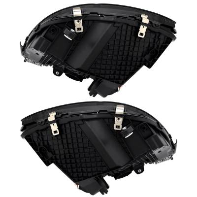 Rareelectrical - New Headlight Pair Compatible With Mercedes-Benz C63 Amg S Base Convertible Halogen Bulb High And - Image 2
