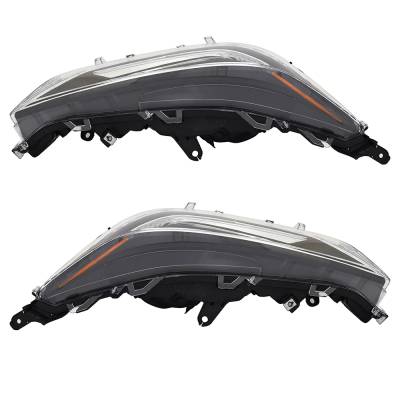 Rareelectrical - New Pair Of Headlights Compatible With Toyota Rav4 Hybrid Xle Premium Sport Utility 2.5L 2021 By - Image 3