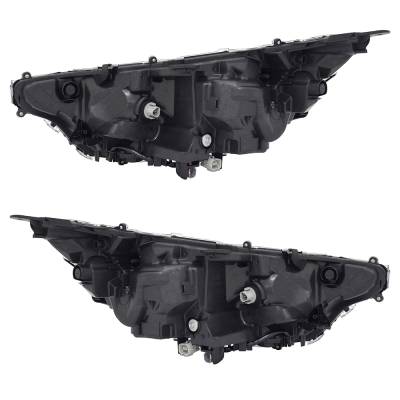 Rareelectrical - New Pair Of Headlights Compatible With Toyota Rav4 Hybrid Limited Sport Utility 2.5L 2019 2020 2021 - Image 4