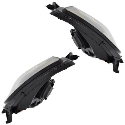 Rareelectrical - New Pair Of Headlights Compatible With Chevrolet Corvette Z06 Coupe 6.2L 2015 2016 2017 2018 2019 By - Image 2