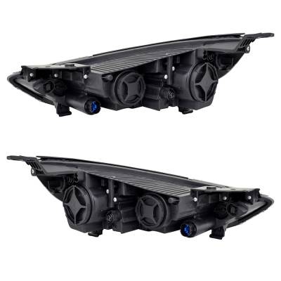 Rareelectrical - New Pair Of Headlights Compatible With Hyundai Ioniq Hybrid Se Hatchback 4-Door 1.6L 2021 2022 By - Image 4