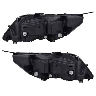 Rareelectrical - New Pair Of Headlights Compatible With Honda Odyssey Touring Mini Passenger Van 3.5L 2018 2019 2020 - Image 3