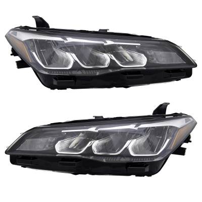 Rareelectrical - New Pair Of Headlights Compatible With Toyota Avalon Hybrid Xle Sedan 4-Door 2.5L 2019 2020 2021 By - Image 1
