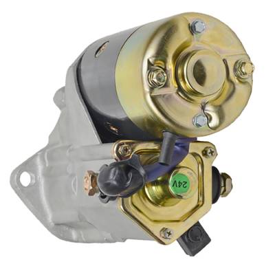 Rareelectrical - New Starter Motor 24V Cw Osgr 9-Tooth Compatible With Fiat Oliver Tractor Marelli Diesel Engine - Image 2