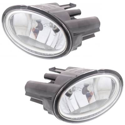 Rareelectrical - New Pair Of Fog Lights Compatible With Honda Cr-V Ex-L Lx Touring Sport Utility 2016-2019 By Part - Image 2