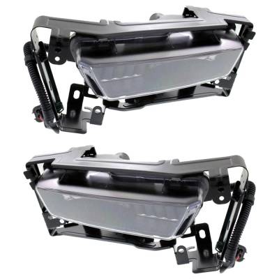 Rareelectrical - New Pair Of Daytime Running Lights Compatible With Honda Accord 2.4L 3.5L 2014 2015 By Part Numbers - Image 3