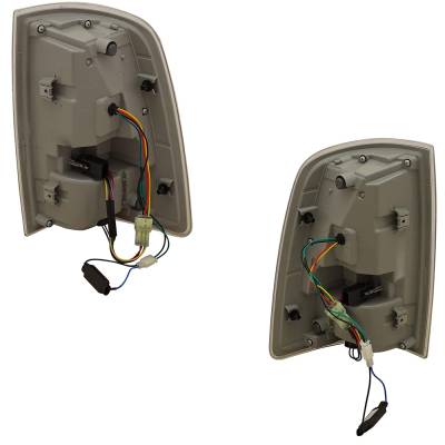 Rareelectrical - New Pair Of Tail Lights Compatible With Ram 1500 2500 Sxt Tradesman Big Horn Hemi Sport Cab Pickup - Image 2