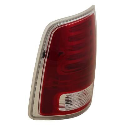 Rareelectrical - New Left Tail Lights Compatible With Ram 1500 2500 Sxt Tradesman Big Horn Hemi Sport Cab Pickup 2013 - Image 2