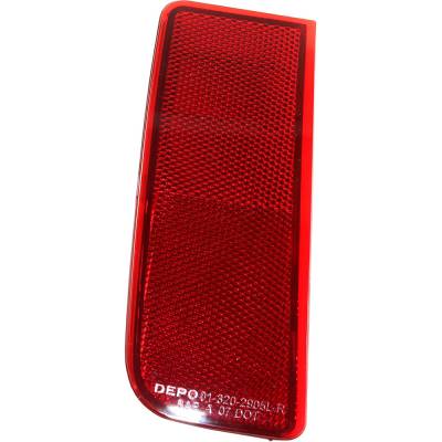 Rear Reflector Assembly Left Driver Side Compatible With 2010-2014 Subaru Outback 2.5I Premium 3.6R