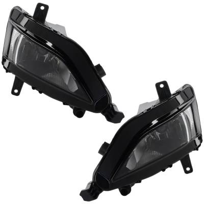 Rareelectrical - New Pair Of Fog Lights Compatible With Volkswagen Golf Sportwagen S Se Sel Wagon 2018-2021 By Part - Image 3