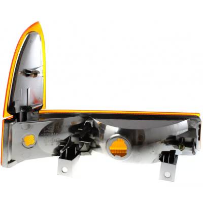 Halogen Parking Light Assembly Left Driver Side Compatible With 1999-2001 Ford F-450 F-550 Super
