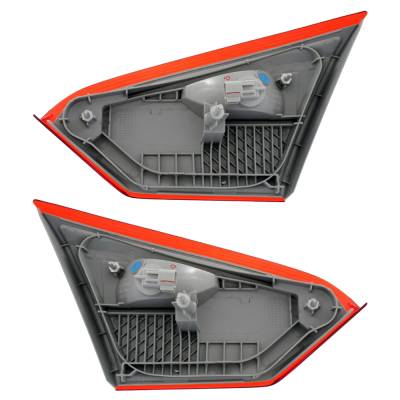 Rareelectrical - New Pair Of Tail Lights Compatible With Ford Focus S Se Plus Sel Titanium Hatchback Sedan 2012-2014 - Image 2