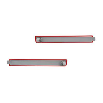 Rareelectrical - New Pair Of Reflector Lights Compatible With Cadillac Cts Coupe 2008-13 25883454 Gm1185105 25883455 - Image 2