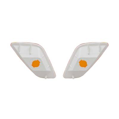Rareelectrical - New Side Marker Lights Pair Compatible With Jeep Wrangler 1997-05 2006 55155628Ac 55155629Ac - Image 2