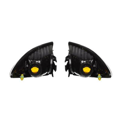 Rareelectrical - New Turn Signal Lights Pair Compatible With Chevrolet Cavalier 2000-2002 Gm2520179 22667009 22667010 - Image 2