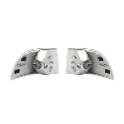 Rareelectrical - New Pair Of Turn Signal Lights Compatible With Volvo C70 1998-2002 Vo2521101 94831856 9483185-6 - Image 2