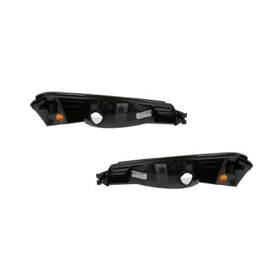 Rareelectrical - New Pair Of Turn Signal Lights Compatible With Chevrolet Avalanche 2500 15077337 Gm2521184 Gm2520184 - Image 2