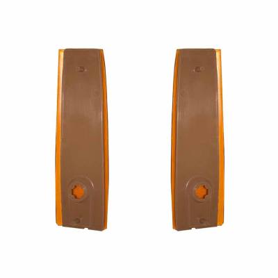 Rareelectrical - New Pair Of Side Marker Lights Compatible With Chevrolet K2500 Suburban 5975200 Gm2551141 5975199 - Image 2