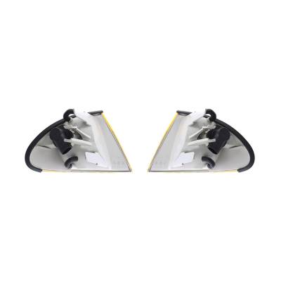 Rareelectrical - New Turn Signal Light Set Of 2 Compatible With Bmw 320I 2001 323I 2000 Bm2521104 63136902766 - Image 2