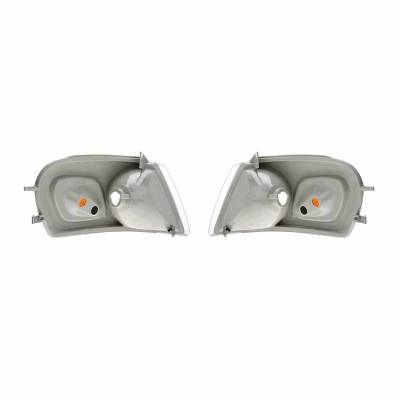 Rareelectrical - New Pair Of Turn Signal Light Compatible With Oldsmobile Silhouette 97-04 15130499 Gm2521155 - Image 2