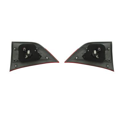Rareelectrical - New Set Of 2 Inner Tail Lights Compatible With Toyota Sienna Base 11-14 81580-08011 8159008011 - Image 2