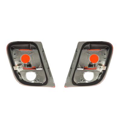 Rareelectrical - New Inner Tail Light Pair Compatible With Bmw 323I 1999 2000 2001 63218364924 Bm2883101 63218364923 - Image 2