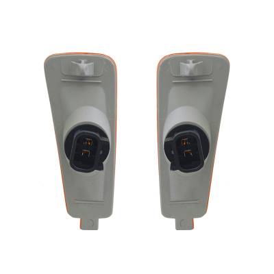 Rareelectrical - New Pair Of Side Marker Light Compatible With Chevrolet Hhr 2006-2011 15875483 15875482 Gm2551192 - Image 2