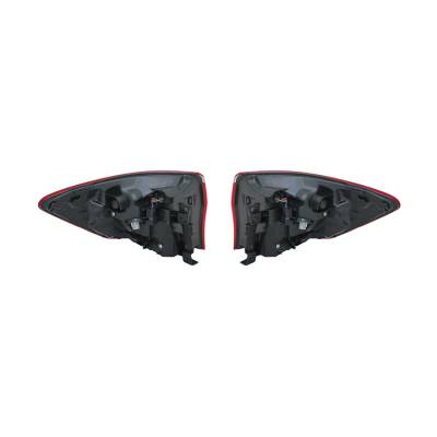 Rareelectrical - New Pair Of Tail Lights Compatible With Acura Rdx Base 2016-2017 Ac2804104 33500-Tx4-A51 - Image 2