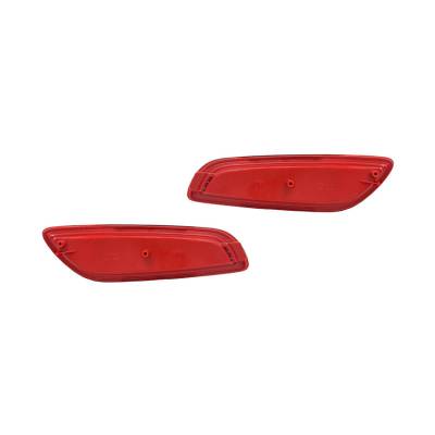 Rareelectrical - New Pair Of Reflector Lights Compatible With Hyundai Santa Fe 2010-12 Hy1184107 92409-2B510 - Image 2
