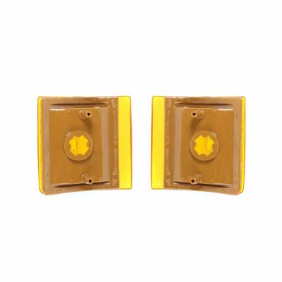 Rareelectrical - New Pair Of Side Marker Lights Compatible With Gmc Yukon C3500 1994-1999 5977740 Gm2551145 5977739 - Image 2