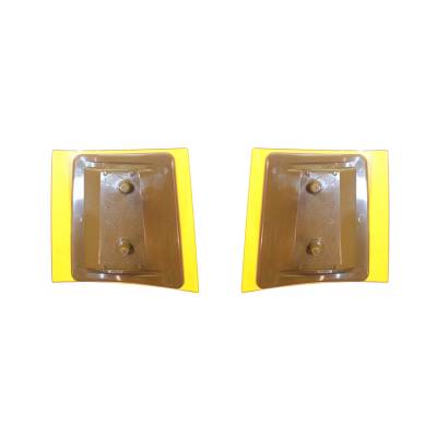 Rareelectrical - New Pair Of Side Marker Lights Compatible With Gmc C2500 Suburban Gm2551143 Gm2550143 - Image 2
