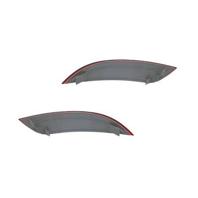 Rareelectrical - New Pair Of Reflector Lights Compatible With Ford Focus 2015-2017 F1ez-13A565-A Fo1185110 Fo1184110 - Image 2