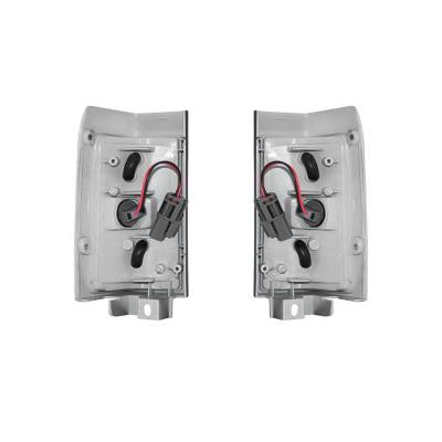 Rareelectrical - New Pair Of Side Marker Lights Compatible With Nissan D21 Xe 1986 1987 B6180-01G00 B618501g00 - Image 2