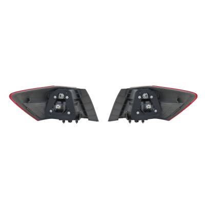 Rareelectrical - New Pair Outer Tail Light Compatible With Honda Accord Hybrid 2015 33500-T2a-A11 33550-T2a-A12 - Image 2