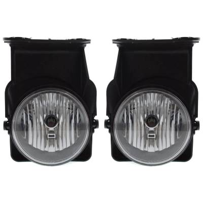 Rareelectrical - New Pair Of Daytime Running Lights Compatible With Gmc 2005 2006 2007 By Part Numbers Gm2593154 - Image 2