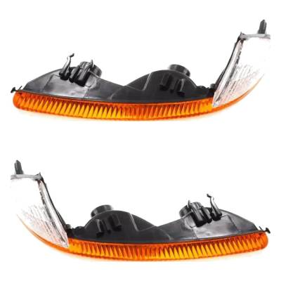 Rareelectrical - Halogen Parking Light Assembly Right Left Pair Compatible With 1998-2004 Dodge Dakota Sxt R/T - Image 3