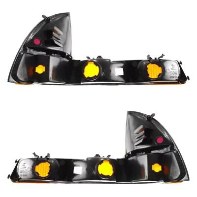 Rareelectrical - Halogen Parking Light Assembly Right Left Pair Compatible With 1998-2004 Dodge Dakota Sxt R/T - Image 4