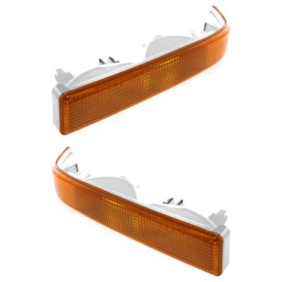 Rareelectrical - Halogen Parking Light Assembly Right Left Pair Compatible With 1998-2005 Chevrolet Blazer Xtreme Zr2 - Image 3